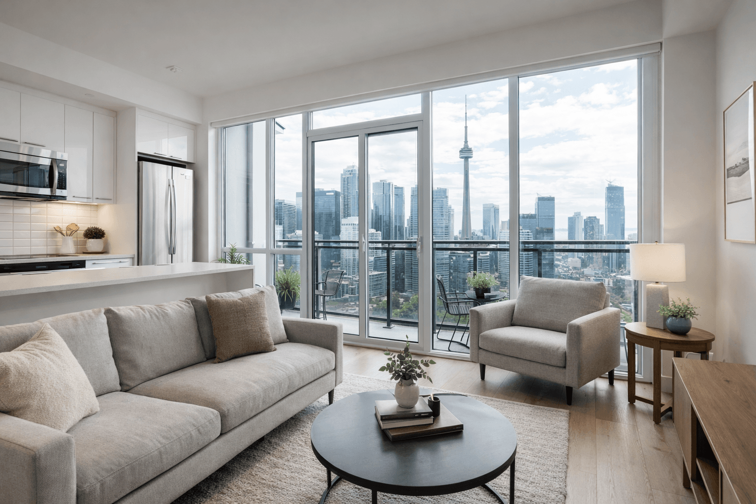 123 Queen St W, Unit 4A - Modern apartment with city view